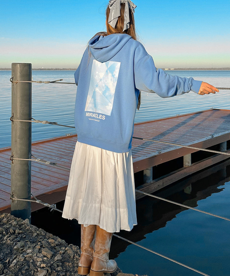 Miracles Blue Unisex Hoodie