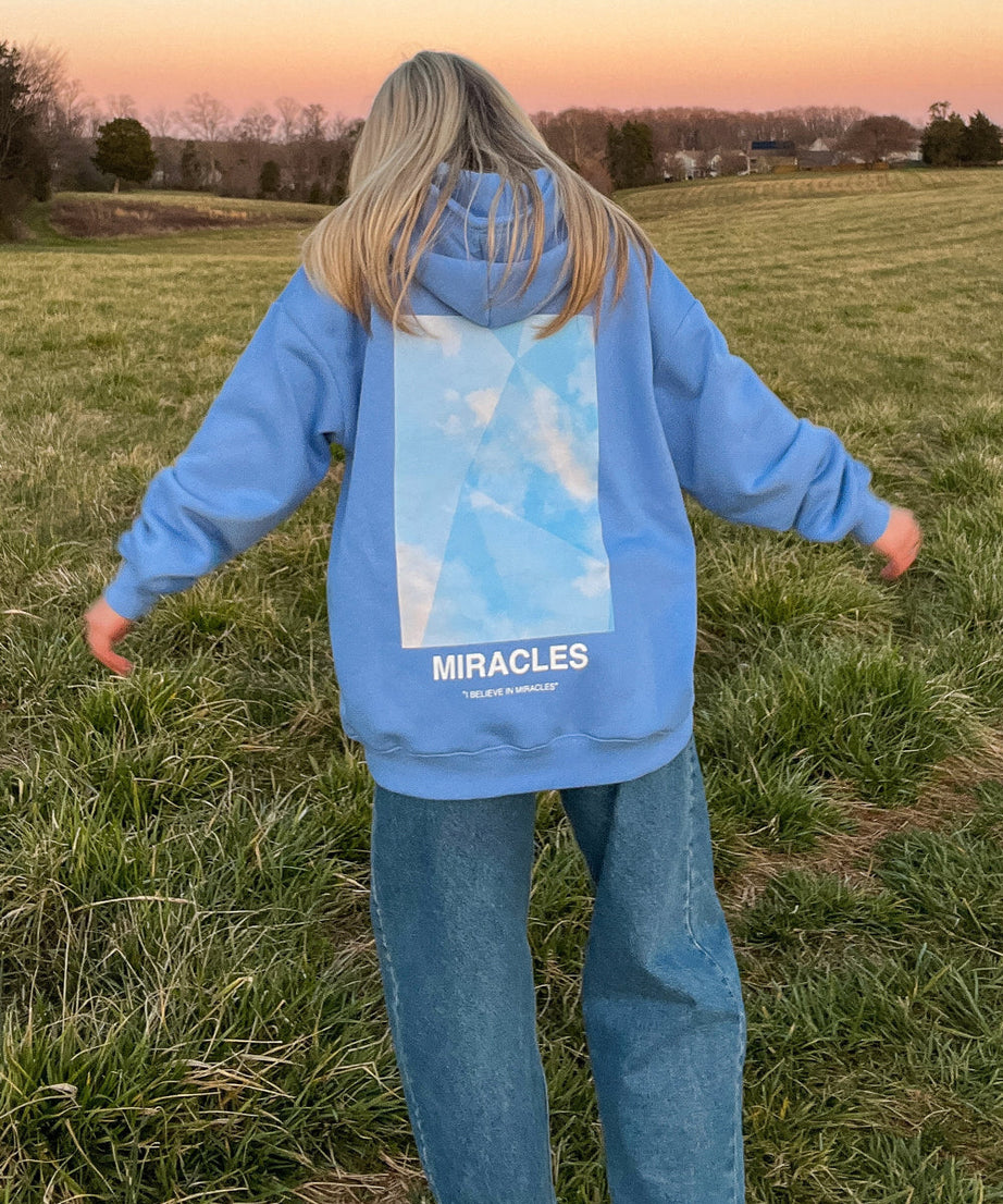 Miracles Blue Unisex Hoodie