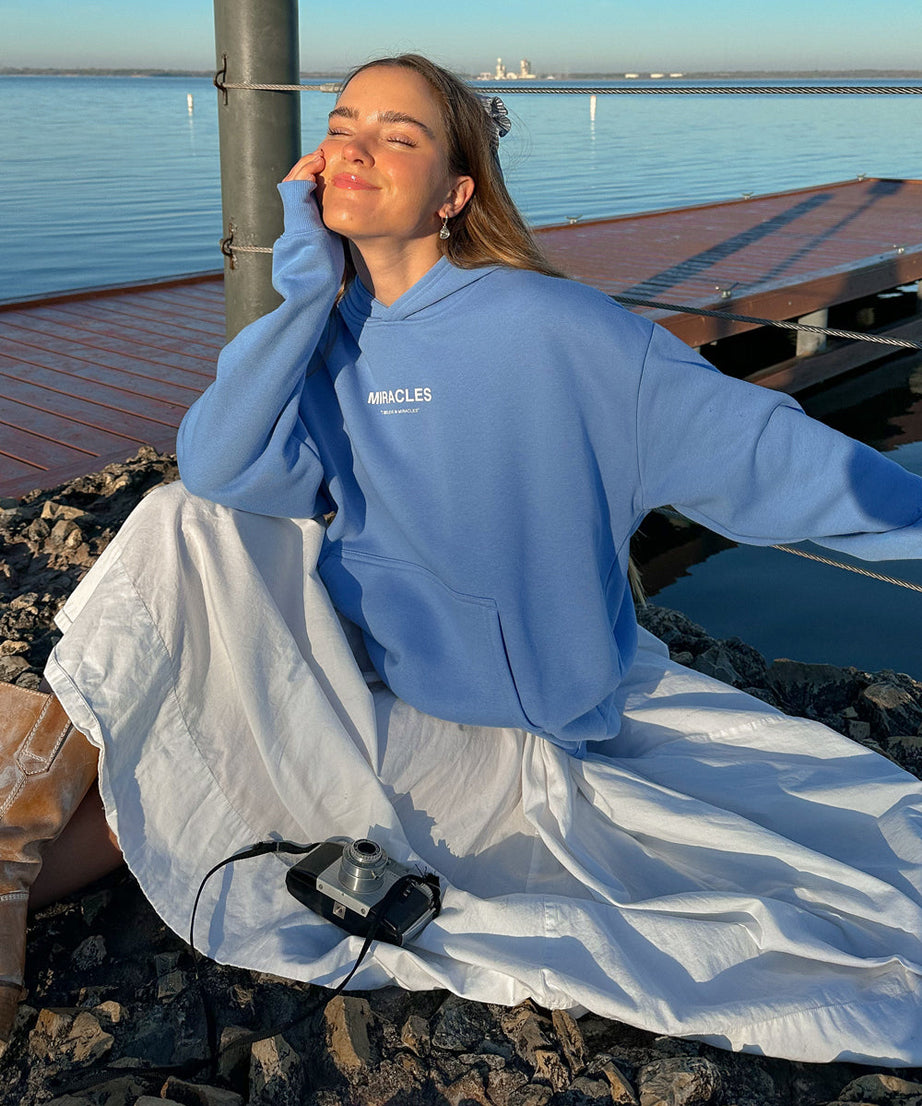Miracles Blue Unisex Hoodie