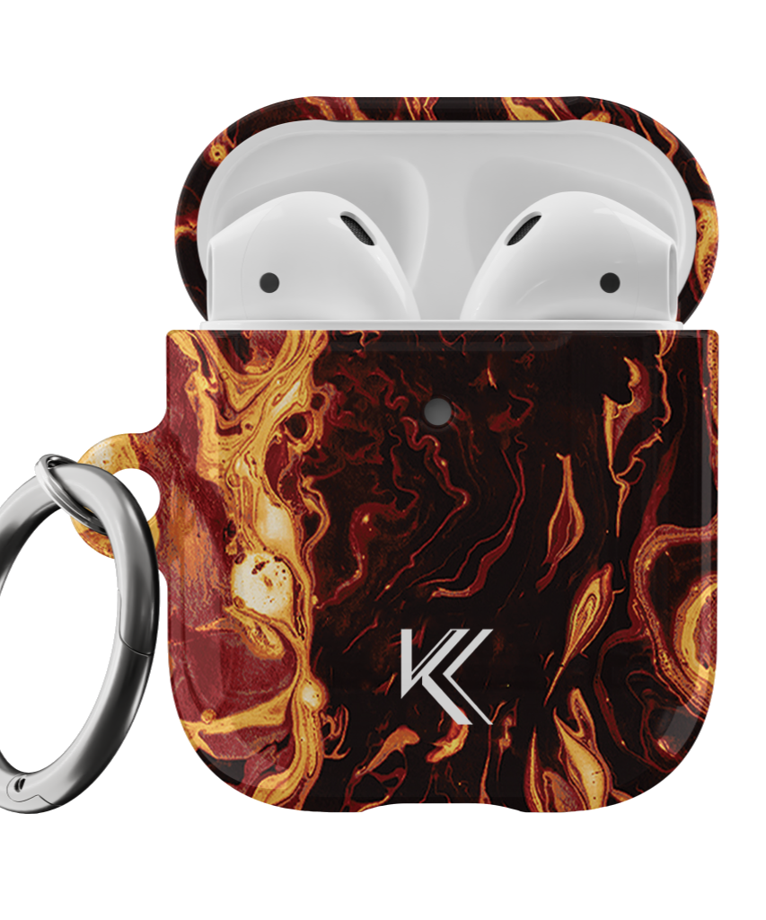 Misty Flames AirPods Case