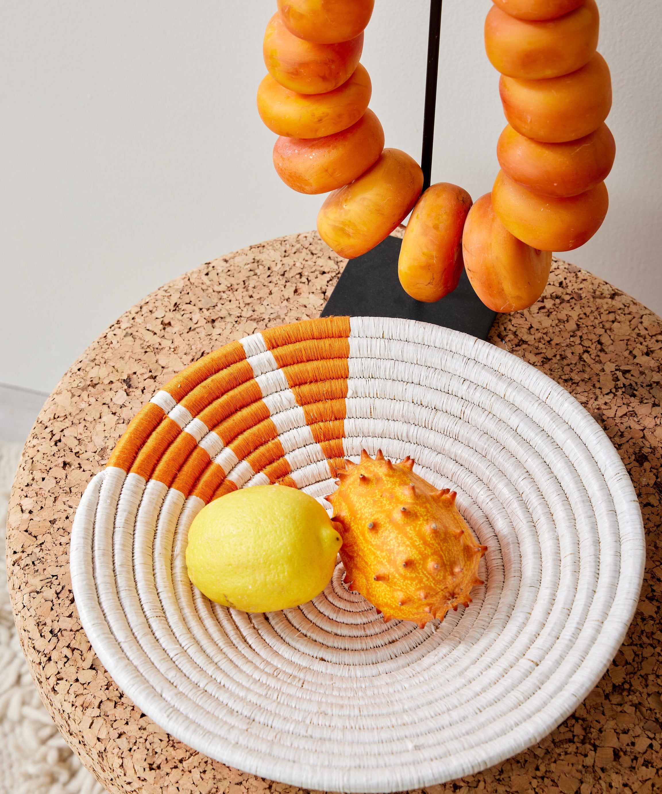 Moja Orange Wall Basket