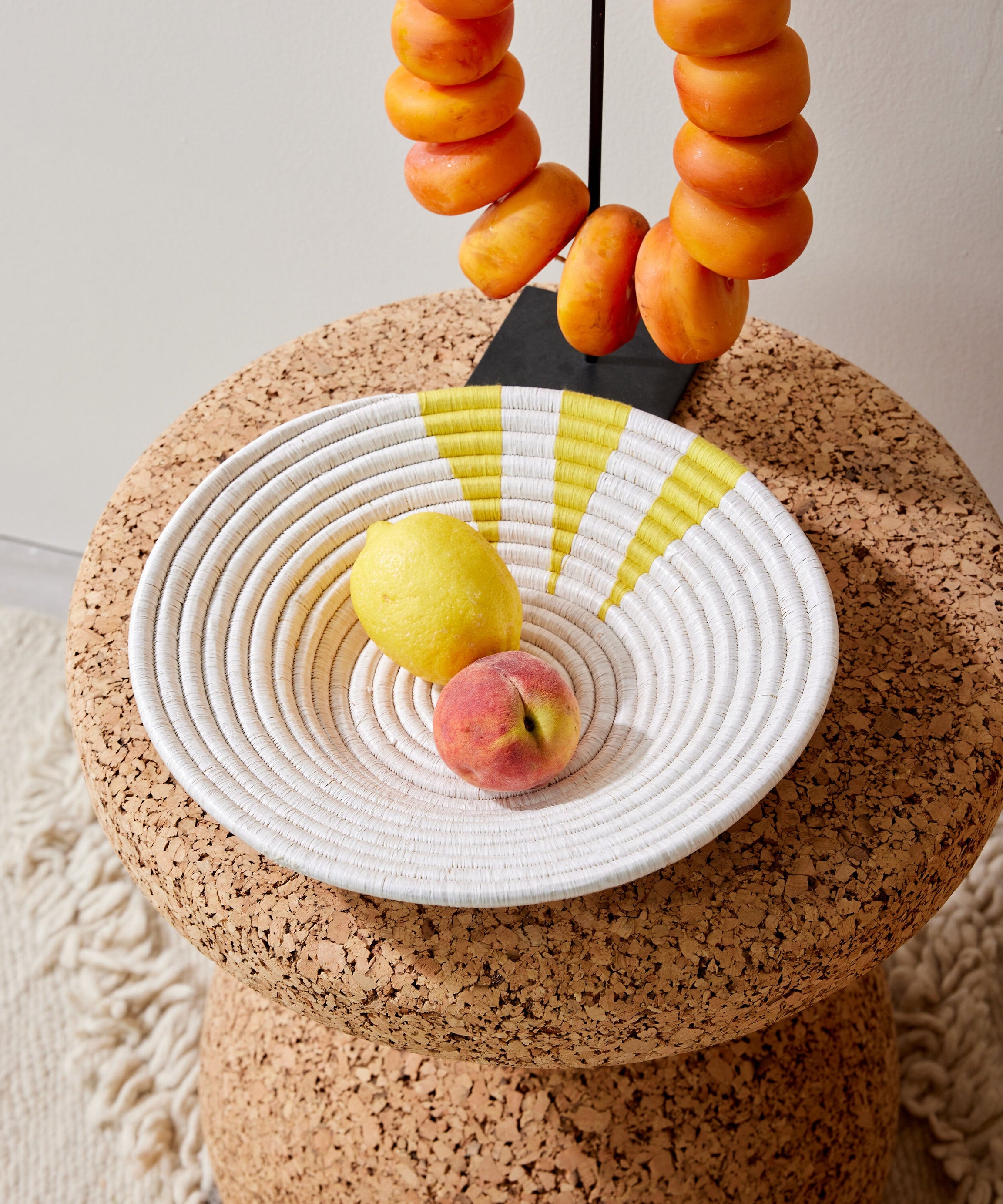 Moja Yellow Wall Basket