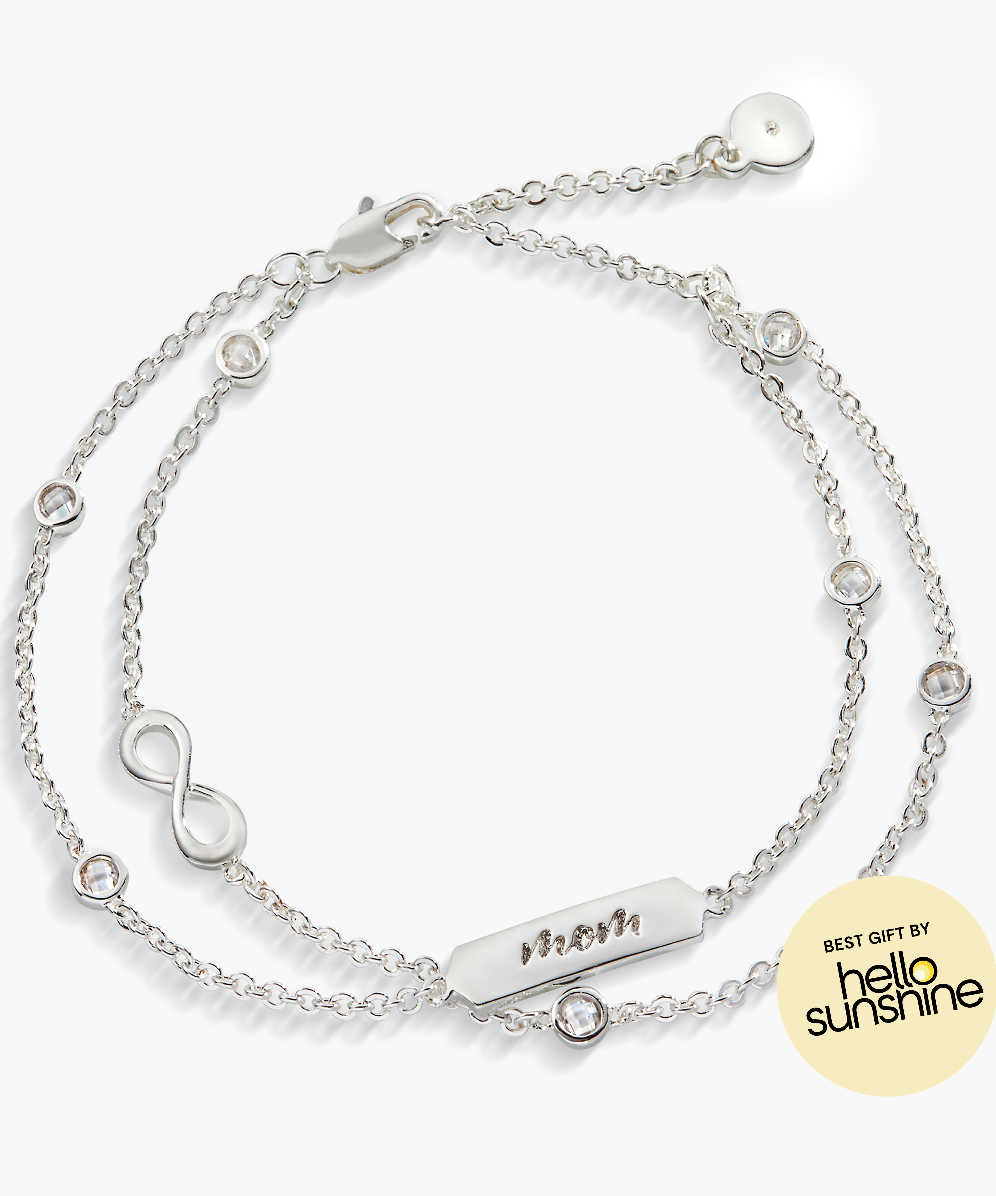 Mom Infinity Chain Double Strand Bracelet