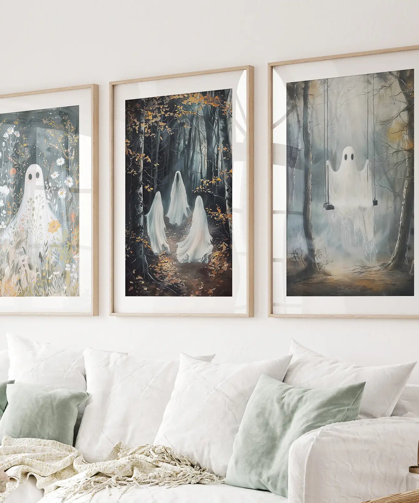 Halloween Geist Druck Trendy Gothic Wohndeko