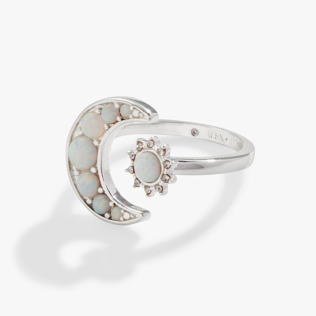 Moon + Sun Opal Ring