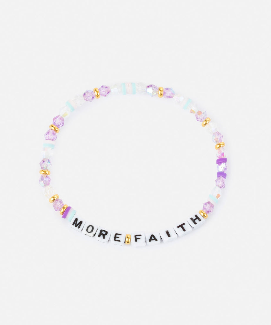 More Faith Letter Bracelet