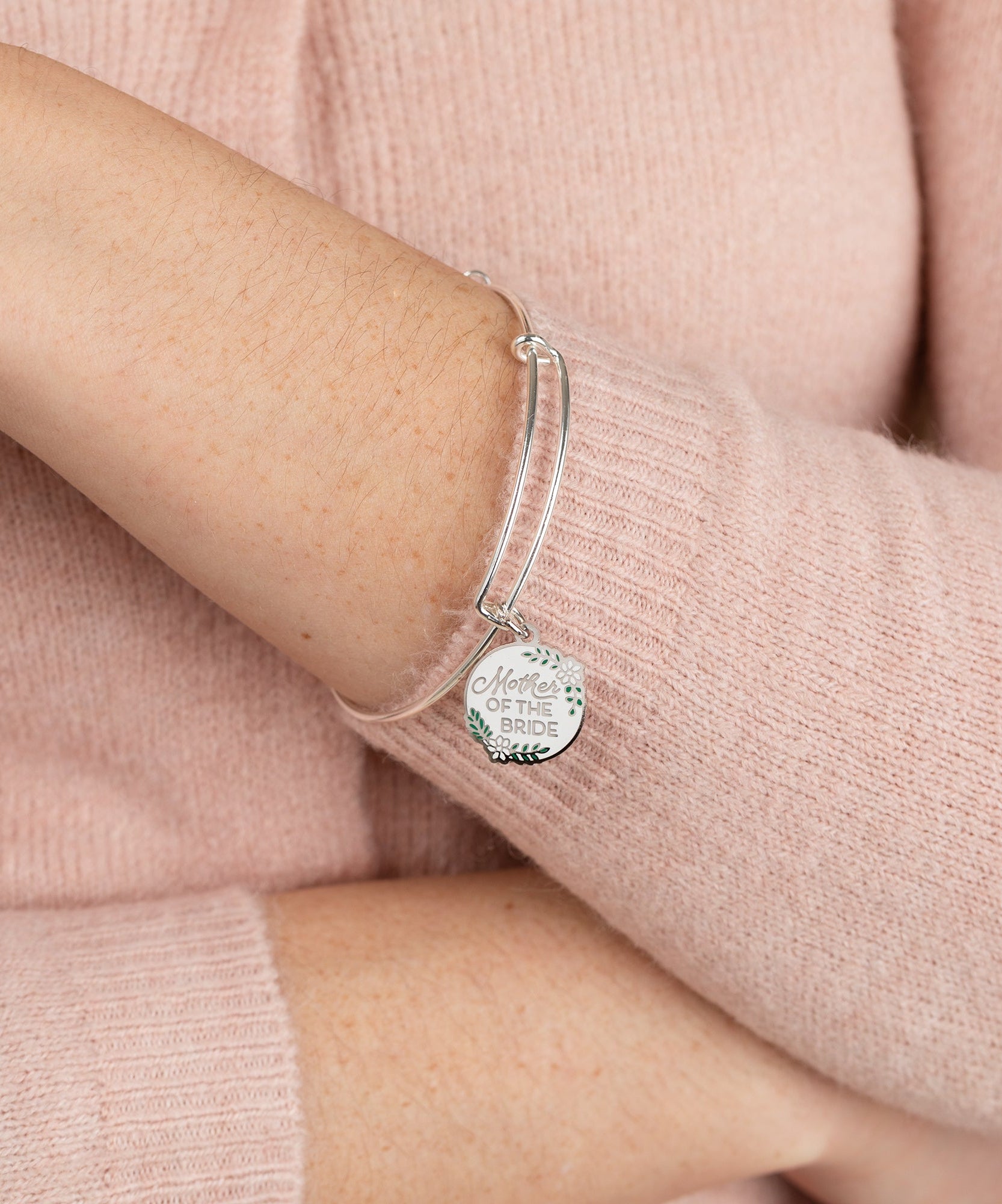 'Mother of the Bride' Charm Bangle