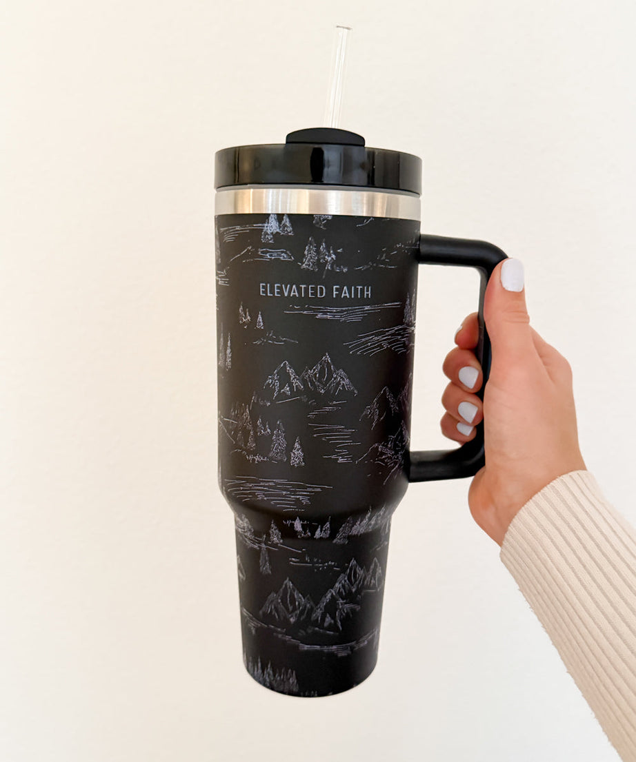 Mountainscape 40 oz Becher