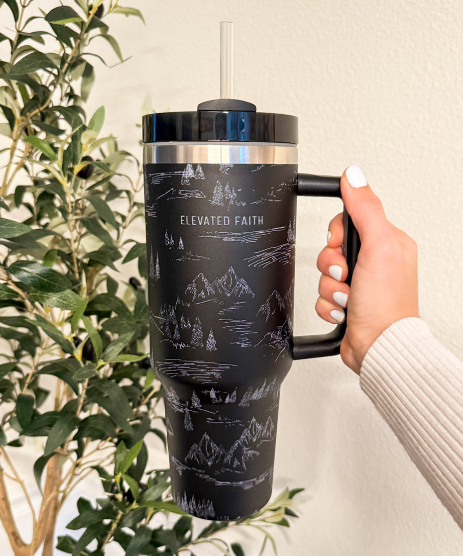 Mountainscape 40 oz Becher