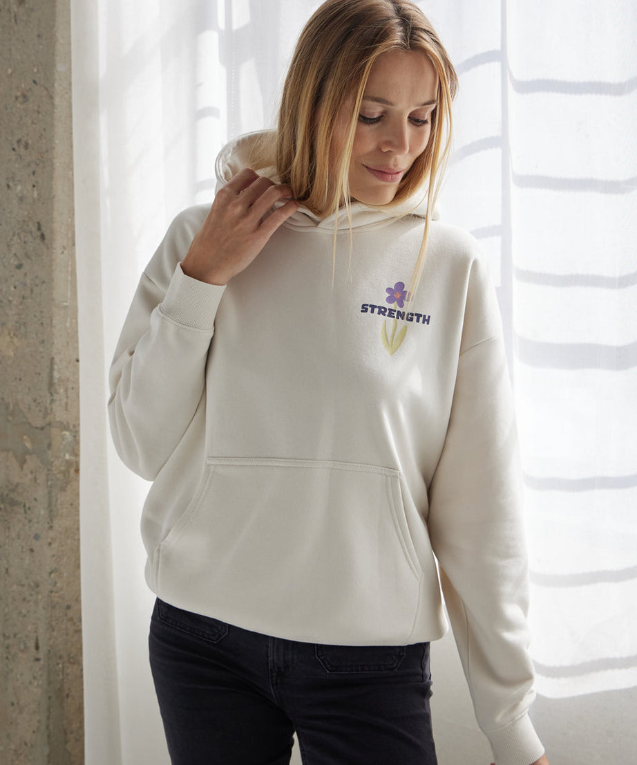 My Strength Floral Unisex Hoodie