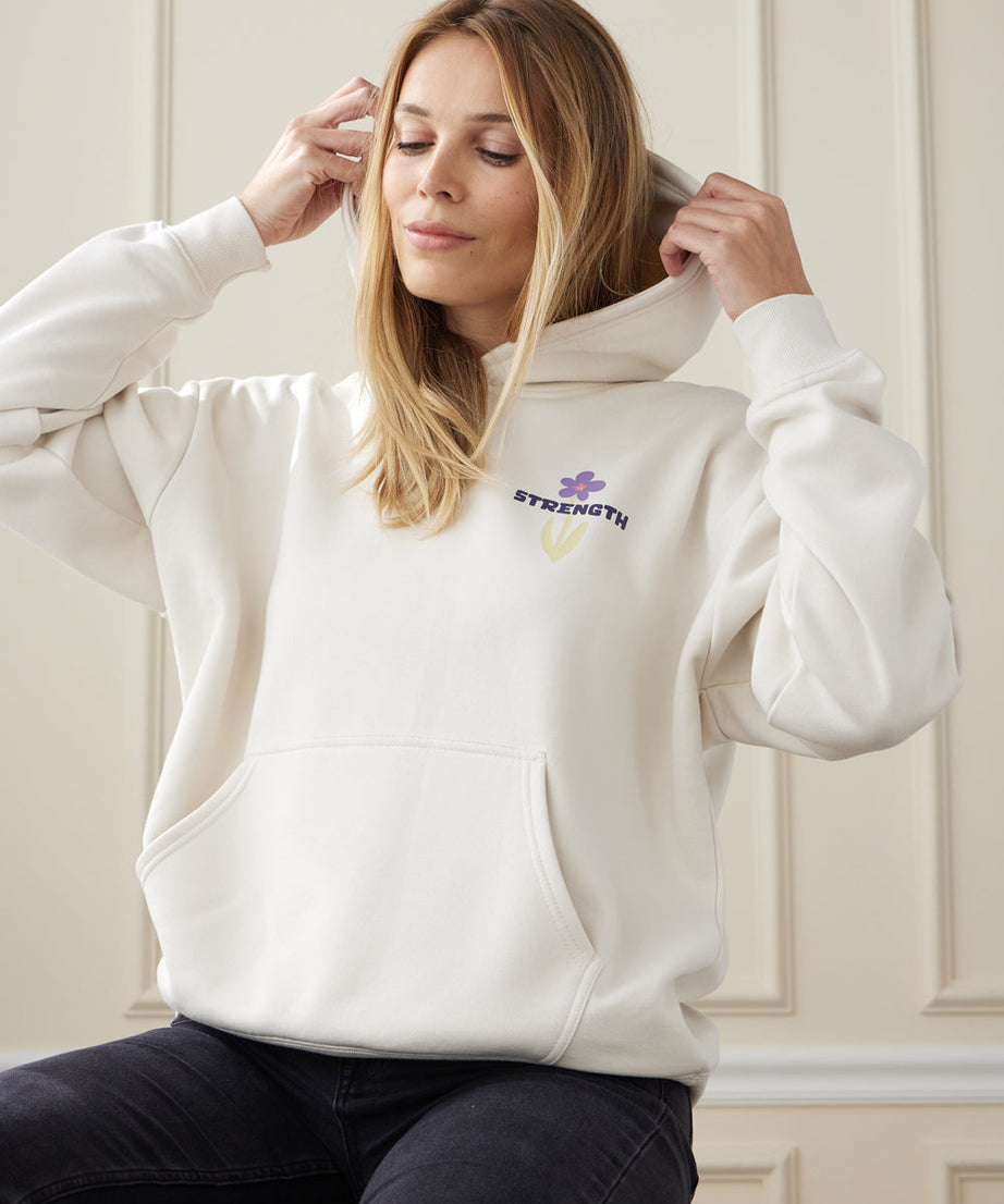My Strength Floral Unisex Hoodie