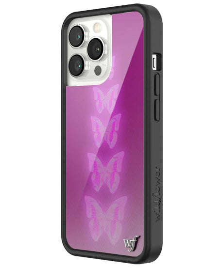 Neon Butterfly iPhone Case