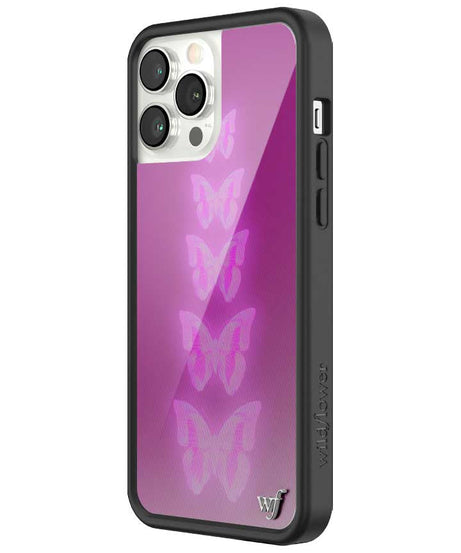 Neon Butterfly iPhone Case