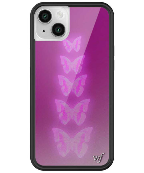 Neon Butterfly iPhone Case