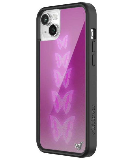 Neon Butterfly iPhone Case