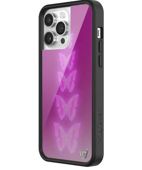 Neon Butterfly iPhone Case