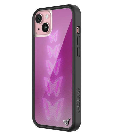 Neon Butterfly iPhone Case