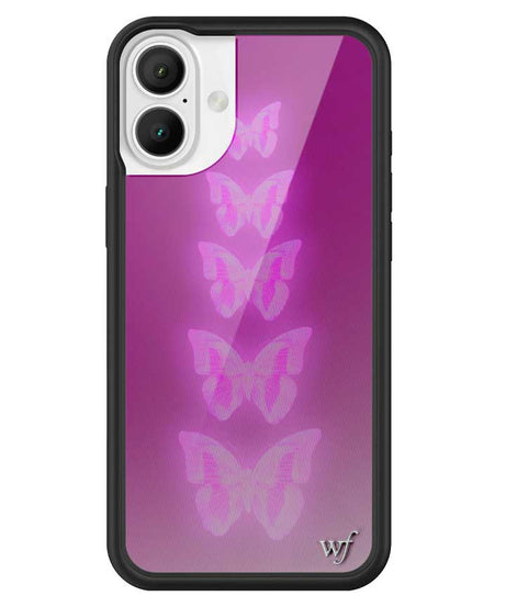 Neon Butterfly iPhone Case