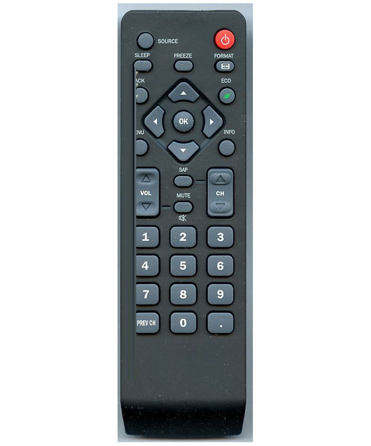 Funai NH001UD Emerson / Sylvania Flat Panel LCD TV Remote Control