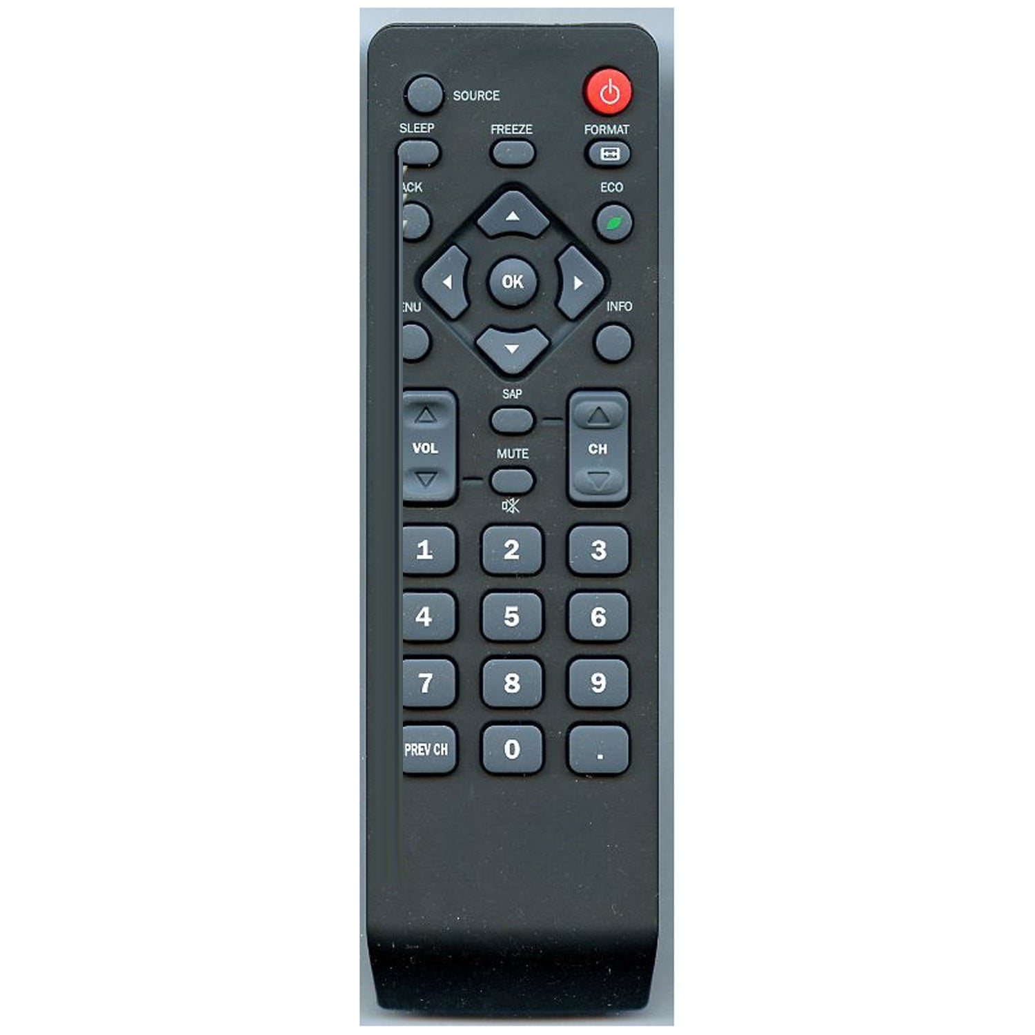 Funai NH001UD Emerson / Sylvania Flat Panel LCD TV Remote Control