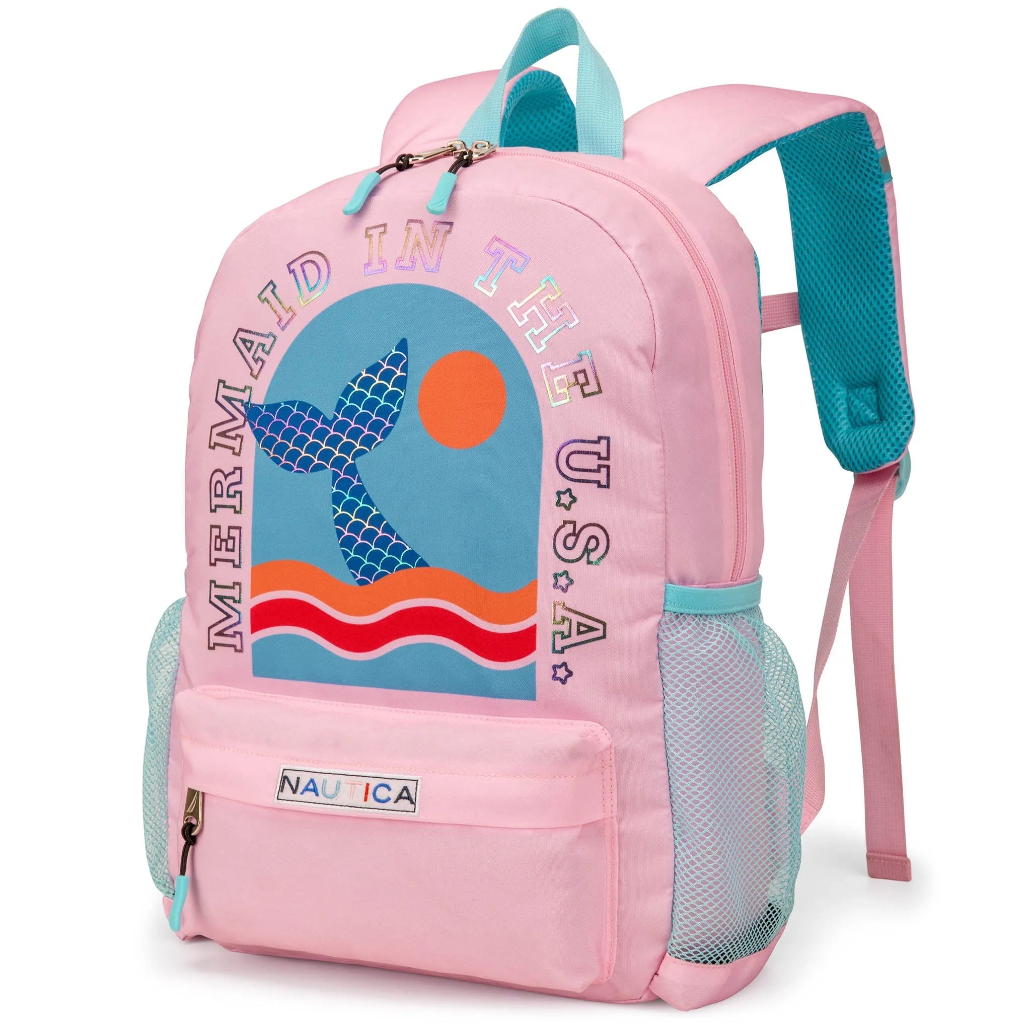Kinderrucksack für die Schule | Meerjungfrauenschwanz | 40,6 cm hoch