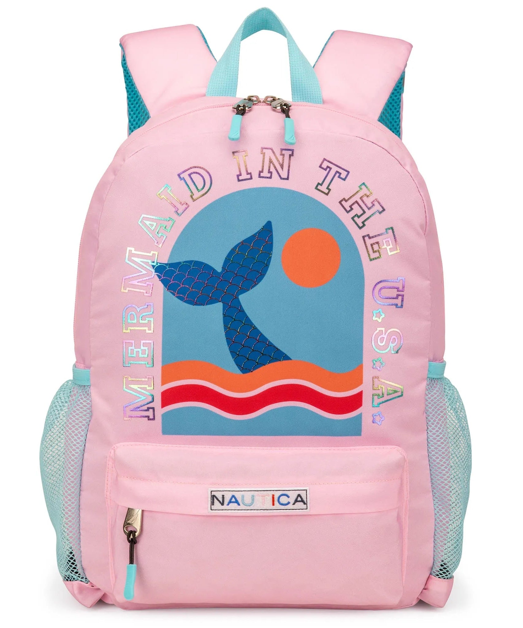 Kinderrucksack für die Schule | Meerjungfrauenschwanz | 40,6 cm hoch