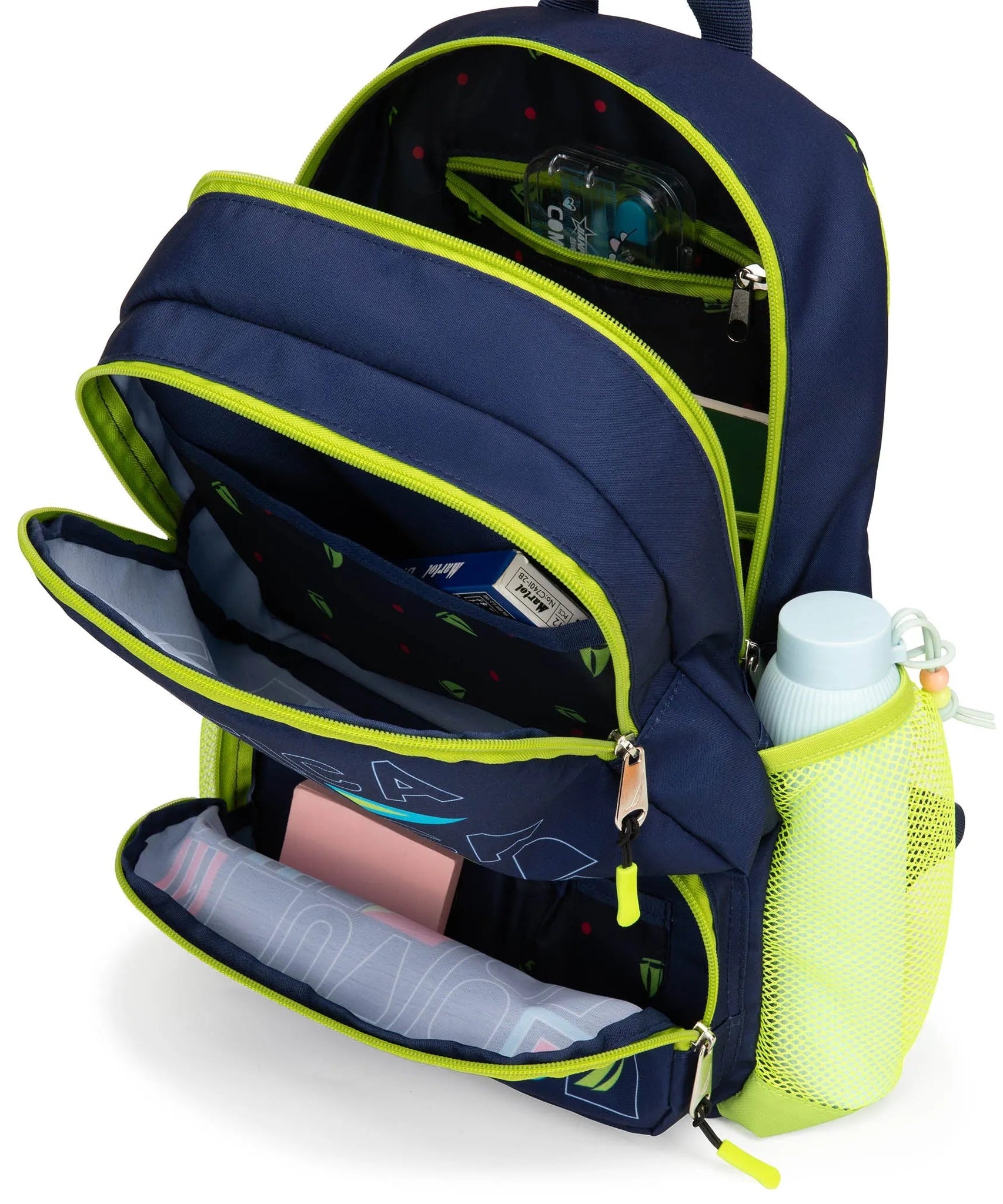 Kinderrucksack für die Schule | Flaggen | 40,6 cm hoch