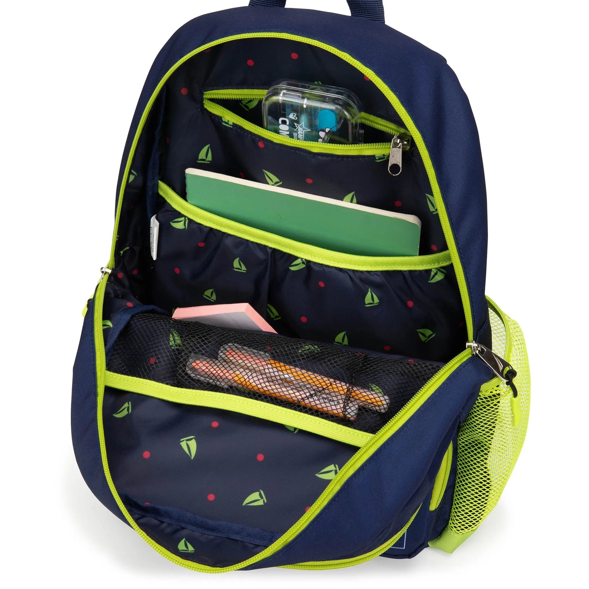 Kinderrucksack für die Schule | Flaggen | 40,6 cm hoch