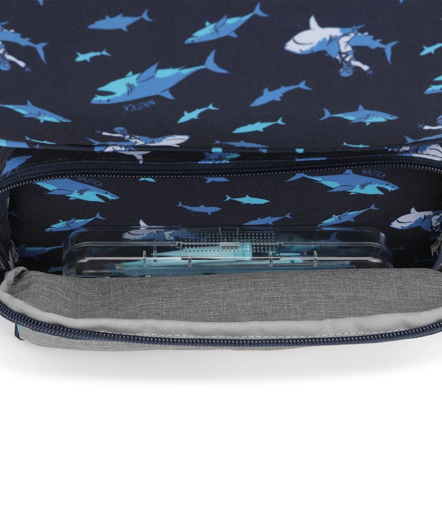 Kinderrucksack für die Schule | Hai-Reiter | 40,6 cm hoch