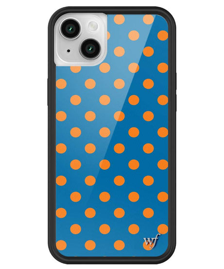 Polka Dot | Blue and Orange iPhone Case