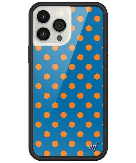 Polka Dot | Blue and Orange iPhone Case