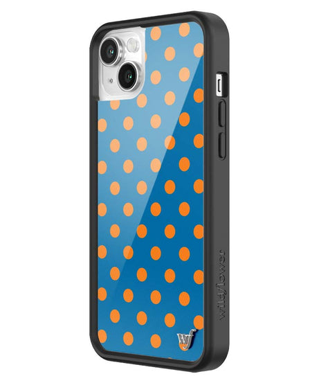 Polka Dot | Blue and Orange iPhone Case
