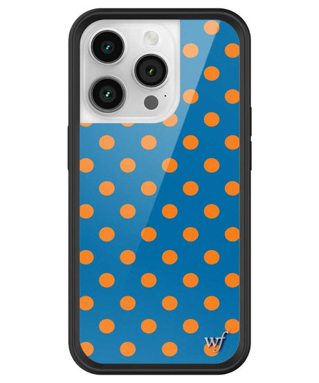 Polka Dot | Blue and Orange iPhone Case