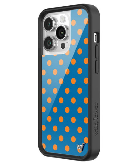 Polka Dot | Blue and Orange iPhone Case