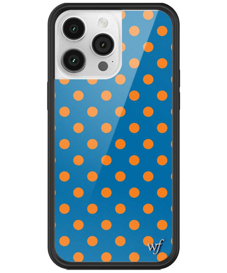 Polka Dot | Blue and Orange iPhone Case