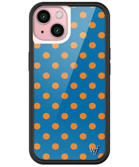 Polka Dot | Blue and Orange iPhone Case
