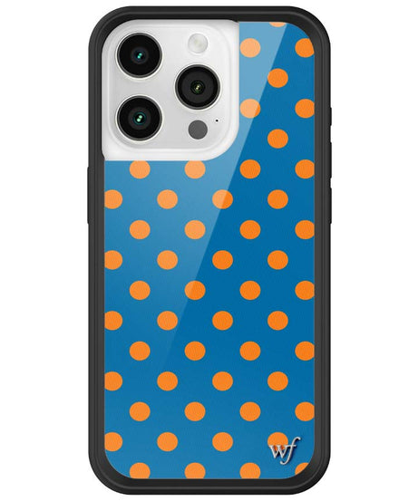 Polka Dot | Blue and Orange iPhone Case