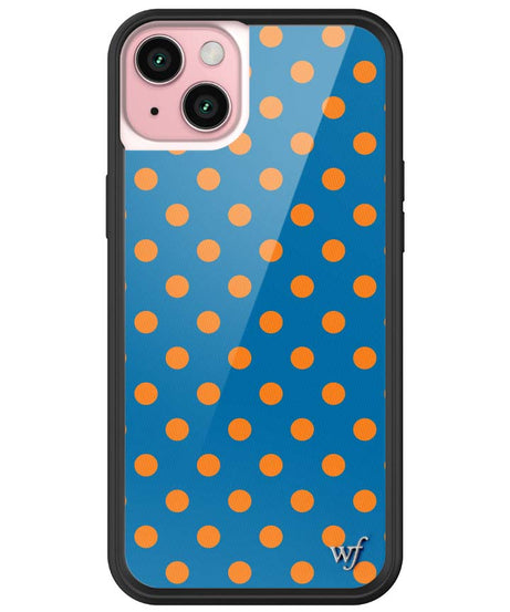 Polka Dot | Blue and Orange iPhone Case