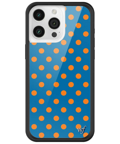 Polka Dot | Blue and Orange iPhone Case