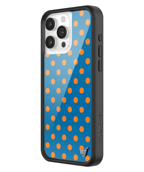 Polka Dot | Blue and Orange iPhone Case