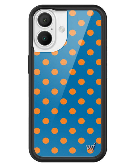 Polka Dot | Blue and Orange iPhone Case