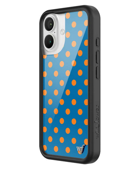 Polka Dot | Blue and Orange iPhone Case