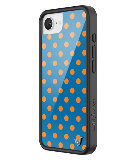 Polka Dot | Blue and Orange iPhone Case
