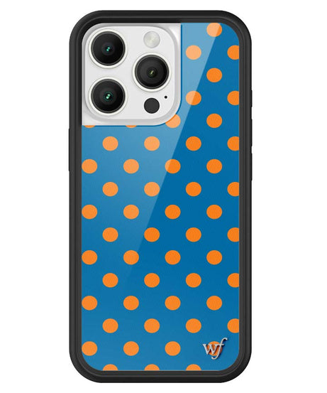 Polka Dot | Blue and Orange iPhone Case