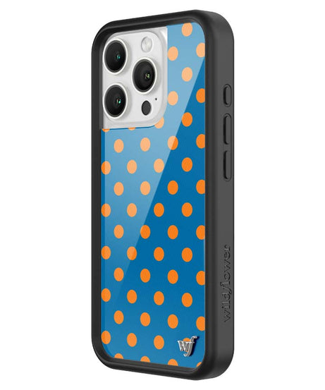 Polka Dot | Blue and Orange iPhone Case
