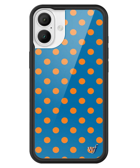 Polka Dot | Blue and Orange iPhone Case