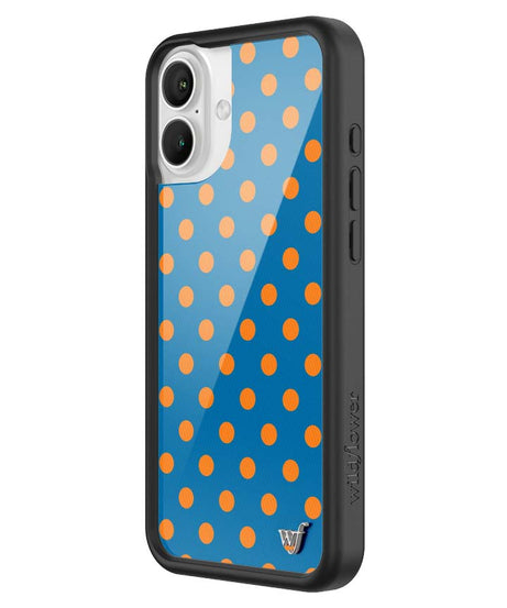 Polka Dot | Blue and Orange iPhone Case