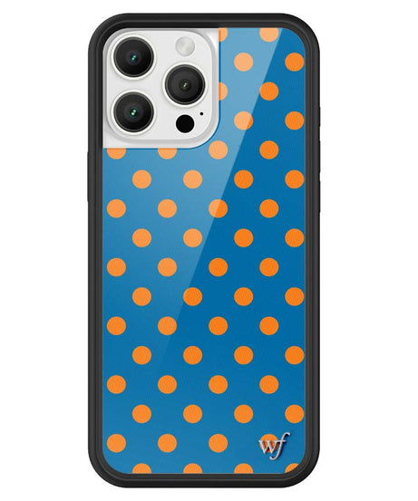 Polka Dot | Blue and Orange iPhone Case