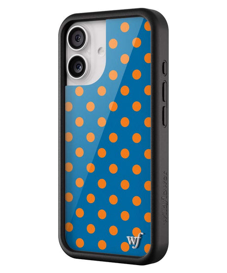 Polka Dot | Blue and Orange iPhone Case