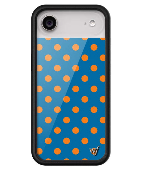 Polka Dot | Blue and Orange iPhone Case